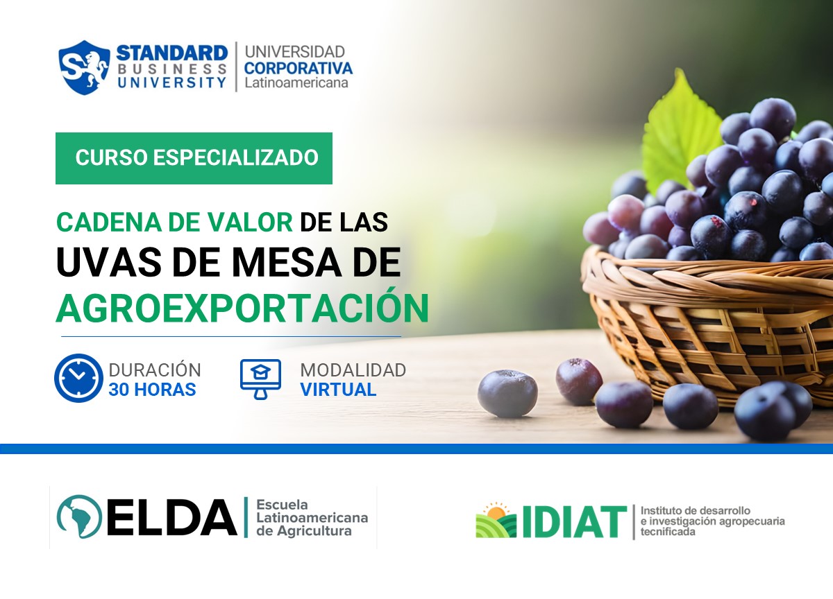 CURSO ESPECIALIZADO EN CADENA DE VALOR DE LAS UVAS DE MESA DE AGROEXPORTACIóN
