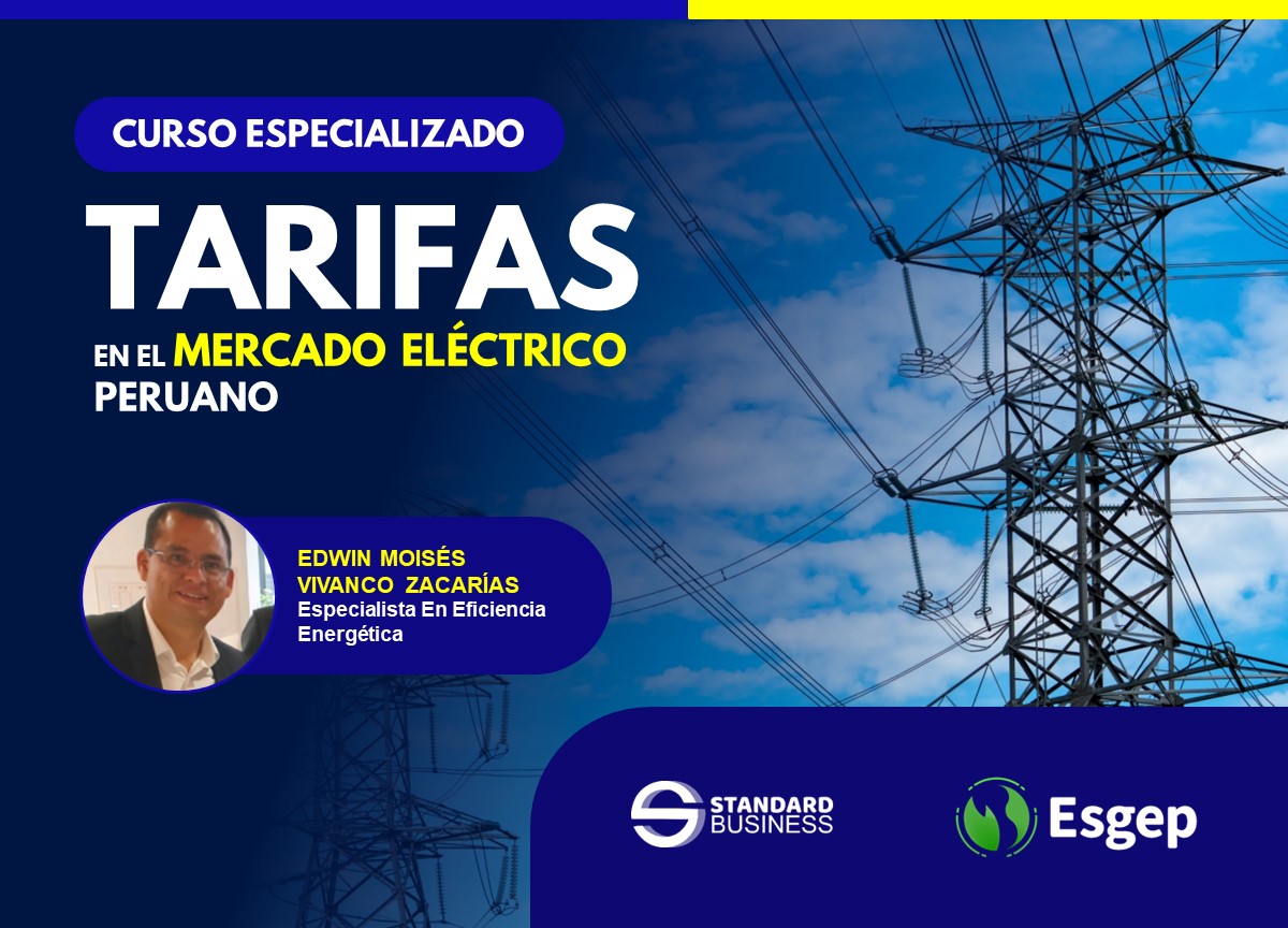 CURSO ESPECIALIZADO EN TARIFAS EN EL MERCADO ELÉCTRICO PERUANO
